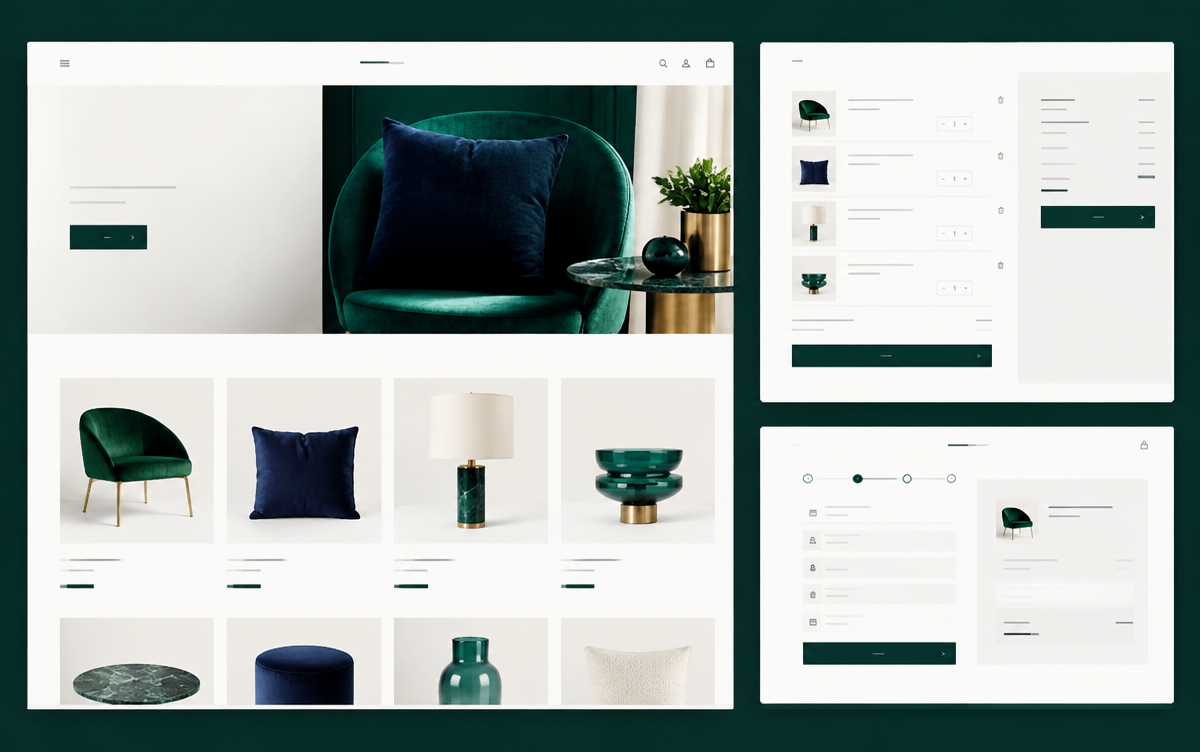 AI Web Design service concept